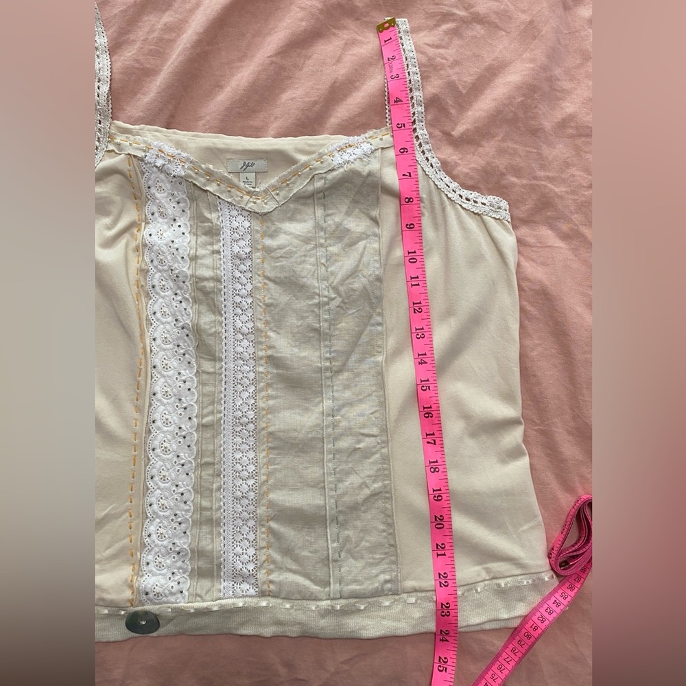 J. Jill Lace beaded top - Picture 9 of 10